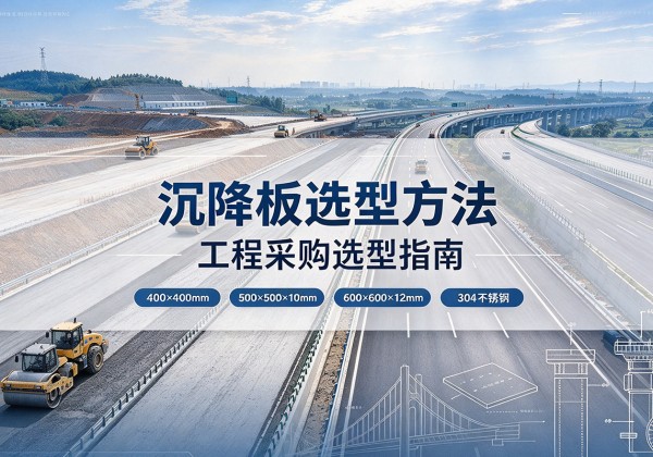 通江沉降板选择方法